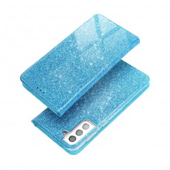 SAMSUNG Xcover 5 Shining case z klapką - niebieski