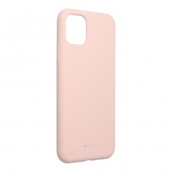 Iphone 11 PRO Max ( 6.5 ) etui Mercury silicone - różowy