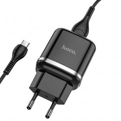 HOCO ładowarka sieciowa USB 3A QC3.0 Fast Charge Special Single Port z kablem Micro N3 czarna