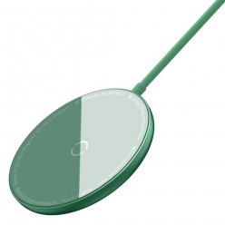 BASEUS ładowarka indukcyjna Simple Mini Magnetic 15W do MagSafe Iphone 12 zielona WXJK-H06