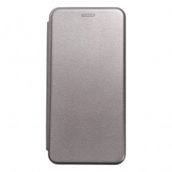 iPhone 5/5S/5SE Elegance book z klapką - stalowy