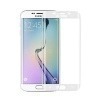 Hartowane szkło na Cały ekran 3D - Galaxy S6 Edge - biały.