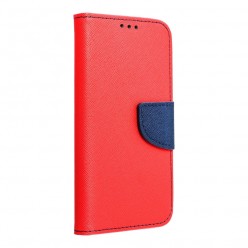 IPHONE X Fancy Book Case - czerwony