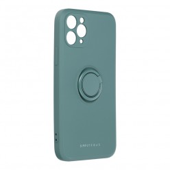 Iphone 11 Pro pancerne etui Ring Silicone - Zielony