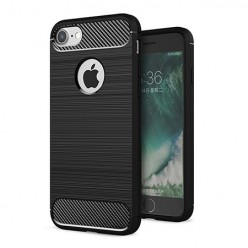 iPhone SE 2022 bumper CARBON case - Czarny