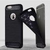 iPhone SE 2022 bumper CARBON case - Czarny