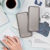iPhone SE 2022 Elegance book z klapką - stalowy