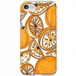 Etui na iPhone SE 2022 - Krojone pomarańcze