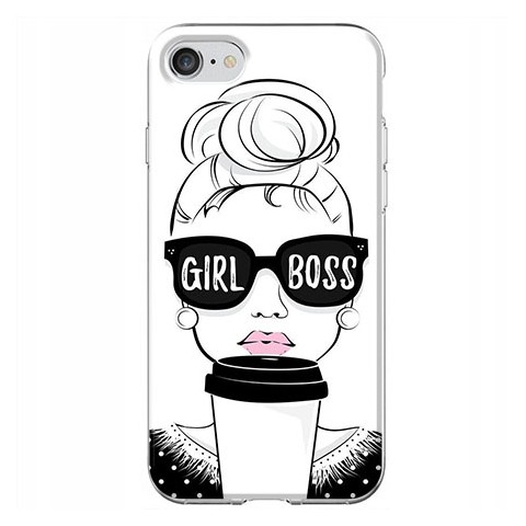 Etui na iPhone SE 2022 - Girl Boss