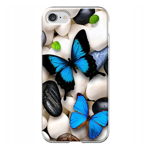 Etui na iPhone SE 2022 - Niebieskie motyle