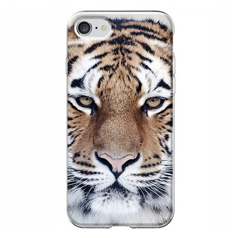 Etui na iPhone SE 2022 - Śnieżny tygrys