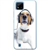 Etui na Realme C11 2021 - Pies ze słuchawkami
