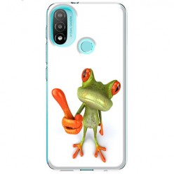 Etui na Motorola Moto E20 / E30 / E40 - Komiksowa żaba