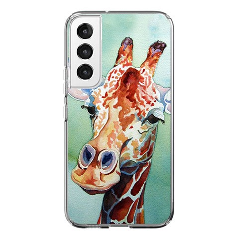 Etui na Samsung Galaxy S22 5G - Waterkolor żyrafa