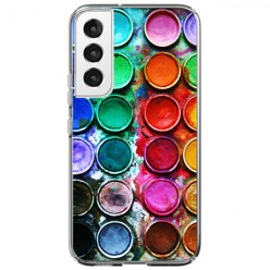 Etui na Samsung Galaxy S22 5G - Kolorowe farbki