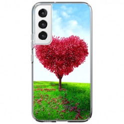 Etui na Samsung Galaxy S22 5G - Czerwone drzewo serce