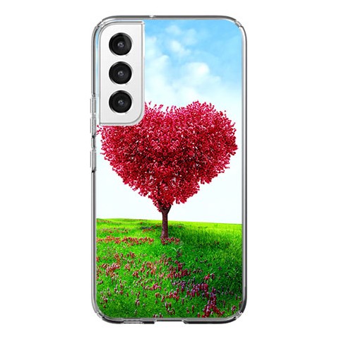 Etui na Samsung Galaxy S22 5G - Czerwone drzewo serce