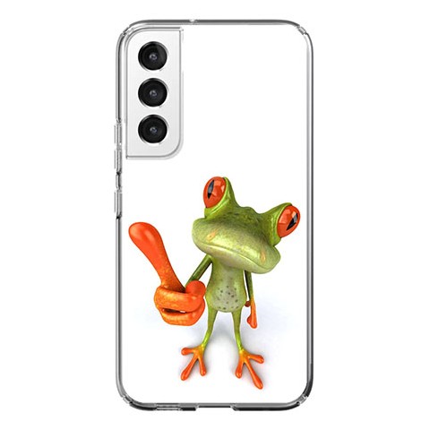 Etui na Samsung Galaxy S22 5G - Komiksowa żaba