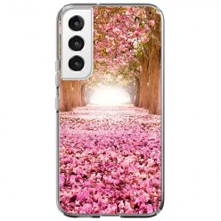 Etui na Samsung Galaxy S22 5G - Różowy spacer po parku