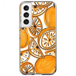 Etui na Samsung Galaxy S22 Plus 5G - Krojone pomarańcze
