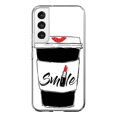Etui na Samsung Galaxy S22 Plus 5G - Kubek z kawą Smile
