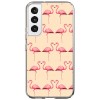 Etui na Samsung Galaxy S22 Plus 5G - Różowe flamingi