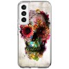 Etui na Samsung Galaxy S22 Plus 5G - Kwiatowa czaszka