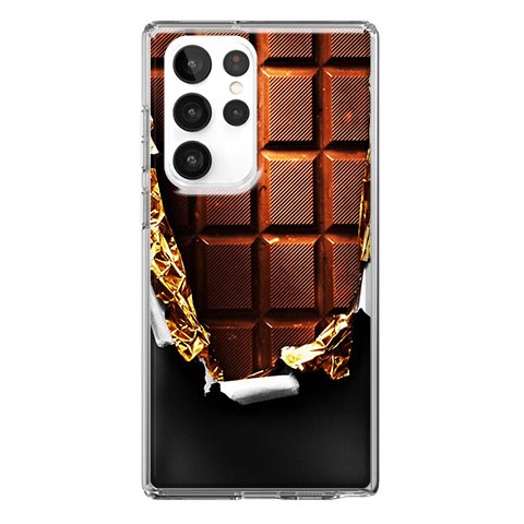 Etui na Samsung Galaxy S22 Ultra 5G - Tabliczka czekolady