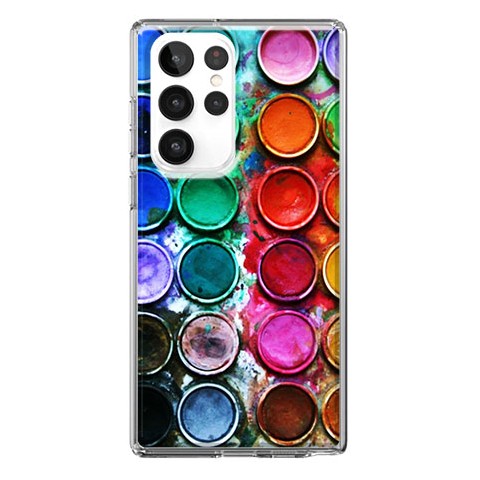 Etui na Samsung Galaxy S22 Ultra 5G - Kolorowe farbki