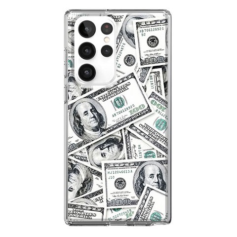Etui na Samsung Galaxy S22 Ultra 5G - Banknoty dolary 100