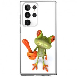 Etui na Samsung Galaxy S22 Ultra 5G - Komiksowa żaba