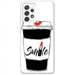 Etui na Samsung Galaxy A52s 5G - Kubek z kawą Smile
