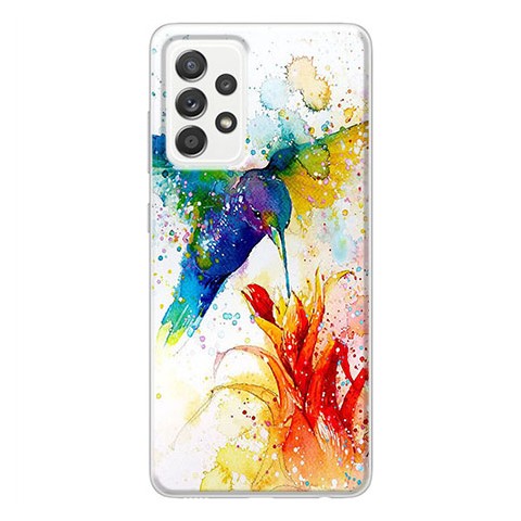 Etui na Samsung Galaxy A52s 5G - Waterkolor ptak koliber