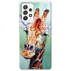 Etui na Samsung Galaxy A52s 5G - Waterkolor żyrafa