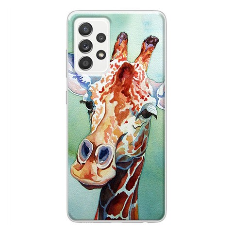 Etui na Samsung Galaxy A52s 5G - Waterkolor żyrafa