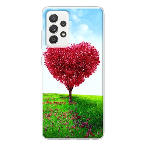 Etui na Samsung Galaxy A52s 5G - Czerwone drzewo serce