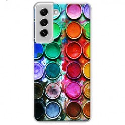 Etui na Samsung Galaxy S21 FE 5G - Kolorowe farbki