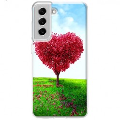 Etui na Samsung Galaxy S21 FE 5G - Czerwone drzewo serce