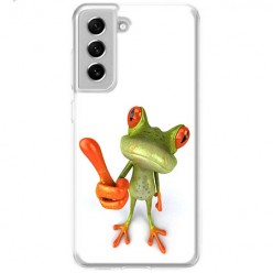 Etui na Samsung Galaxy S21 FE 5G - Komiksowa żaba