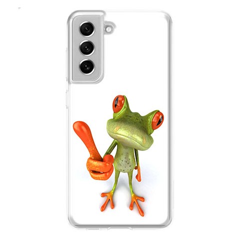 Etui na Samsung Galaxy S21 FE 5G - Komiksowa żaba