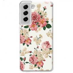 Etui na Samsung Galaxy S21 FE 5G - Kolorowe polne Kwiaty