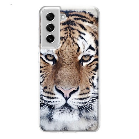 Etui na Samsung Galaxy S21 FE 5G - Śnieżny tygrys