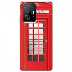 Etui na Xiaomi 11T / 11T Pro - Czerwona budka telefoniczna