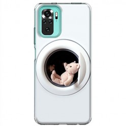Etui na Xiaomi Redmi Note 10 / 10s - Miś w pralce