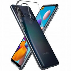 Samsung Galaxy A21s - silikonowe etui na telefon Clear Case - przezroczyste.