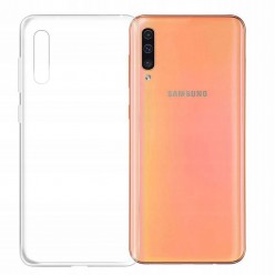 Samsung Galaxy A30s - silikonowe etui na telefon Clear Case - przezroczyste.