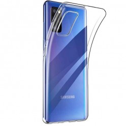 Samsung Galaxy A41- silikonowe etui na telefon Clear Case - przezroczyste.