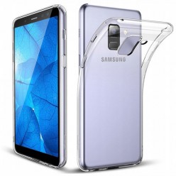Samsung Galaxy A6 2018 - silikonowe etui na telefon Clear Case - przezroczyste.