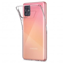 Samsung Galaxy A71 - silikonowe etui na telefon Clear Case - przezroczyste.