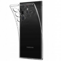 Samsung Galaxy S22 Ultra 5G - silikonowe etui na telefon Clear Case - przezroczyste.